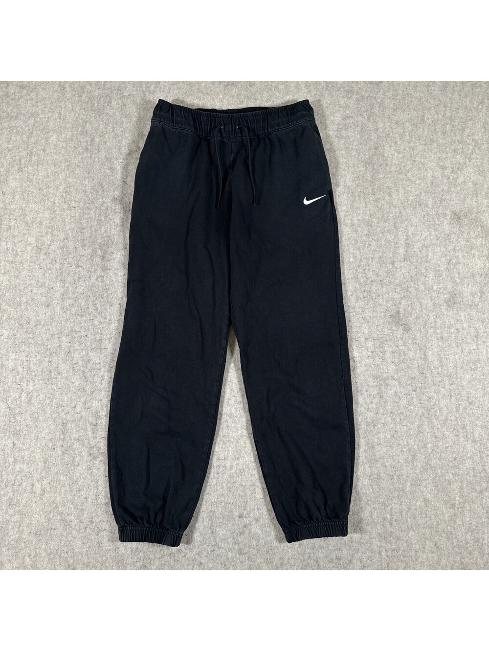 Nike Women's Sportswear Easy Joggers Sweatpants Small Black Cotton DM6419-010